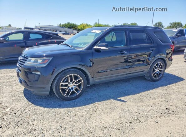 1FM5K8GT1JGC49202 2018 FORD EXPLORER Черный 