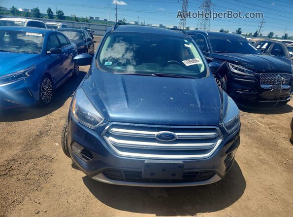 1FMCU0GD4JUA80693 2018 FORD ESCAPE Blue Widok z tyłu