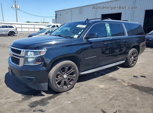 1GNSKHKC5JR253389 2018 CHEVROLET SUBURBAN Black Tył lewy
