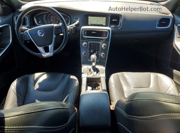 YV1612TK9G2406707 2016 VOLVO S60 White ხელსაწყოთა პანელის ხედი