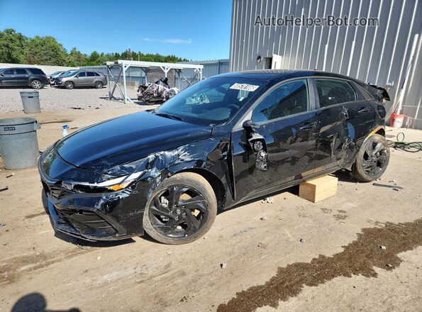KMHLM4DGXTU222375 2026 HYUNDAI ELANTRA Black VIN կոդի պիտակի տեսք