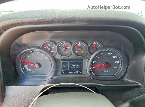 3GCPWBEK1LG355858 2020 CHEVROLET SILVERADO White Widok tylnych siedzeń