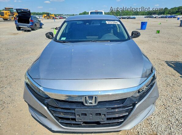 1HGCV1F18KA136413 2019 HONDA ACCORD Silver Вид ззаду