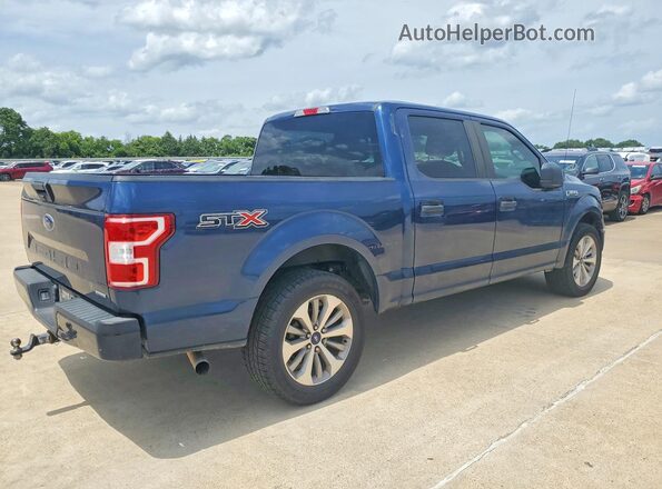1FTEW1CP9JFD42841 2018 FORD F150 Blue Առջևի աջ