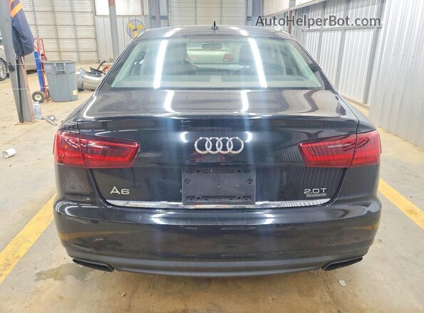 WAUFFAFCXGN065027 2016 AUDI A6 Black Вид салону спереду