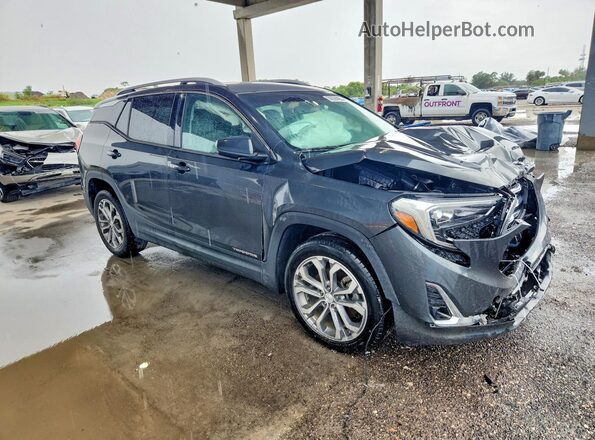 3GKALPEX6JL201596 2018 GMC TERRAIN Charcoal Դիմացի տեսք