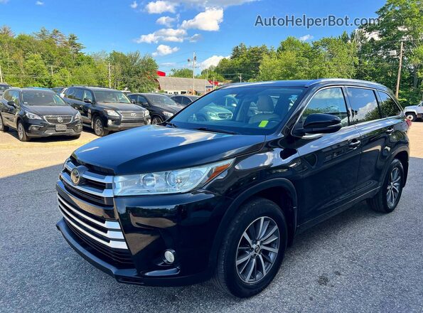 5TDJZRFH6JS558378 2018 TOYOTA HIGHLANDER Black 
