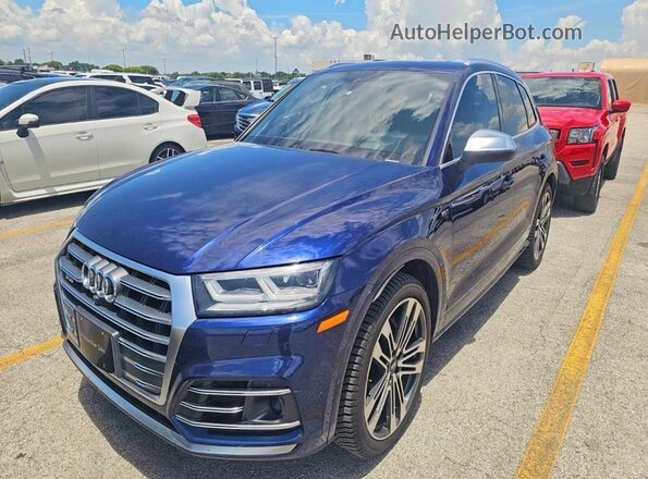 WA1C4AFY4J2088801 2018 AUDI SQ5 Blue Задня ліва чверть
