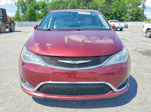 2C4RC1EG9JR237586 2018 CHRYSLER PACIFICA Red Widok z tyłu