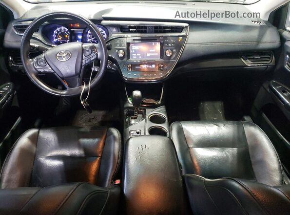 4T1BK1EB6JU286302 2018 TOYOTA AVALON Black ხელსაწყოთა პანელის ხედი