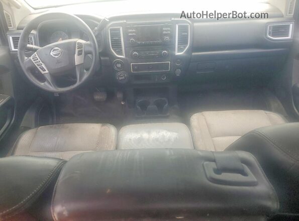 1N6AA1C32JN506699 2018 NISSAN TITAN White ხელსაწყოთა პანელის ხედი