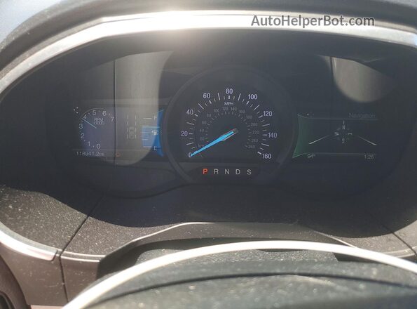 2FMPK3K98JBC35327 2018 FORD EDGE Gold Вид задніх сидінь