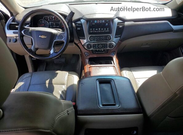 1GNSCHKC9GR358510 2016 CHEVROLET SUBURBAN Черный Вид щитка приборов