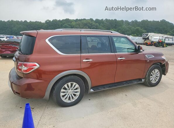JN8AY2ND2J9053109 2018 NISSAN ARMADA Brown Առջևի աջ