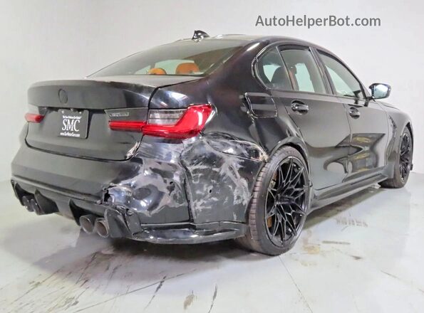 WBS33AY01MFK86175 2021 BMW M3 Black Front right