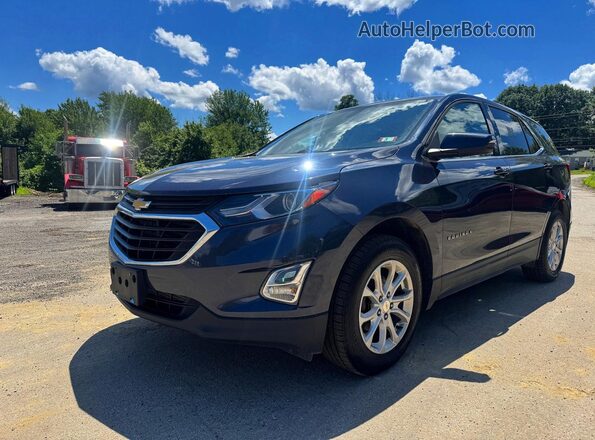 3GNAXUEV4KL254562 2019 CHEVROLET EQUINOX Blue Задня права чверть