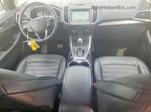 2FMPK4J91JBB49476 2018 FORD EDGE Blue ხელსაწყოთა პანელის ხედი