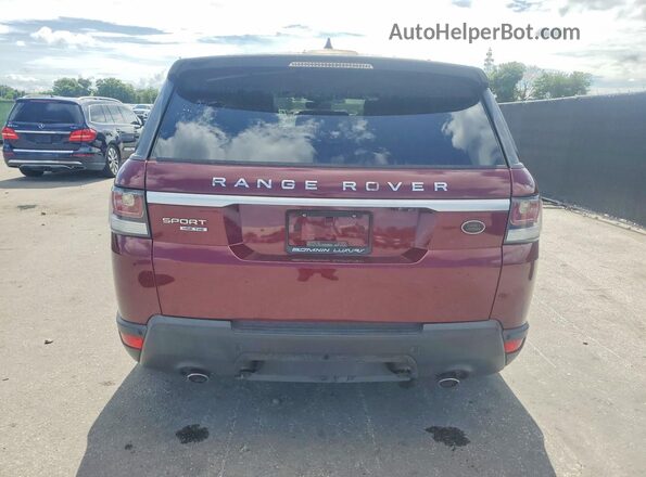 SALWR2FK5HA152956 2017 LAND ROVER RANGE ROVER Red Widok wnętrza z przodu