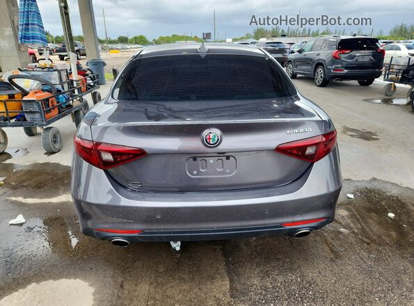 ZARFAMANXK7599319 2019 ALFA ROMEO GIULIA Серый Вид салона спереди
