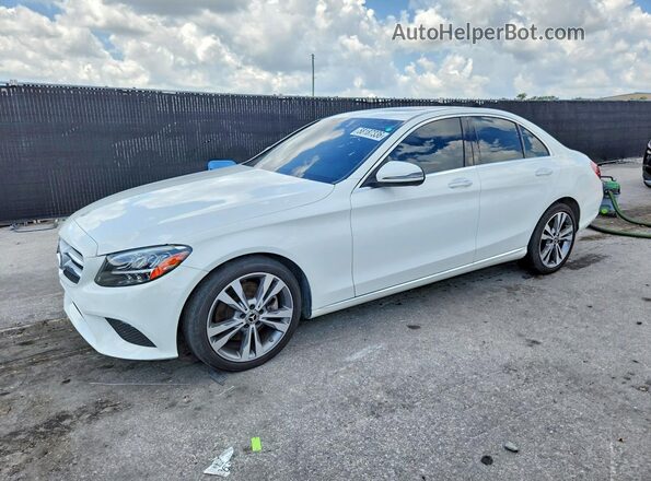 W1KWF8DB6MR612438 2021 MERCEDES-BENZ C Белый Задняя левая четверть