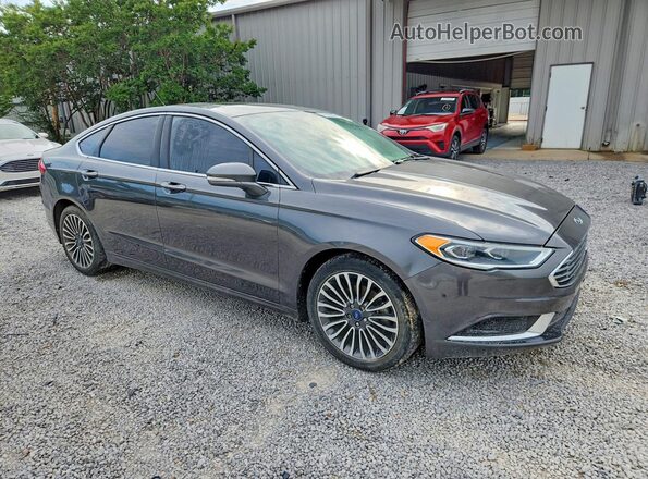 3FA6P0HD6JR231232 2018 FORD FUSION Black Դիմացի տեսք