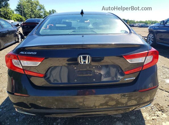 1HGCV3F17KA007946 2019 HONDA ACCORD Черный Вид салона спереди
