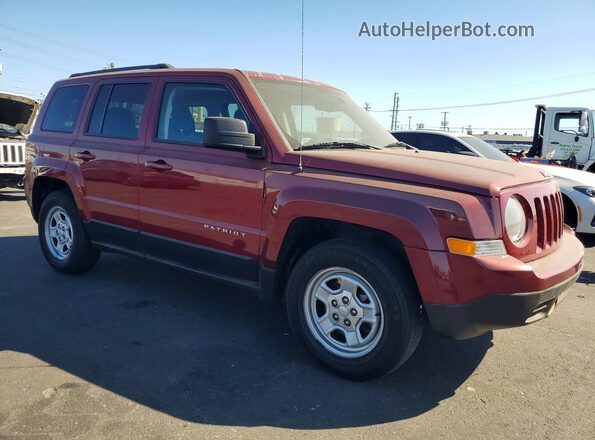 1C4NJPBA4GD811515 2016 JEEP PATRIOT Red წინა ხედი