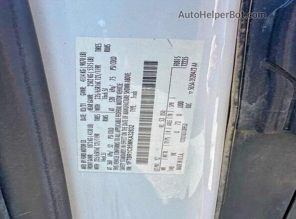1FTBR1C85MKA32832 2021 FORD TRANSIT Белый Вид задних сидений