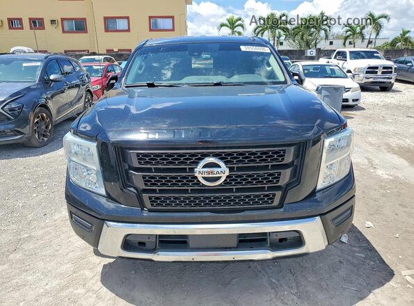 1N6AA1EFXMN526517 2021 NISSAN TITAN Black Widok z tyłu