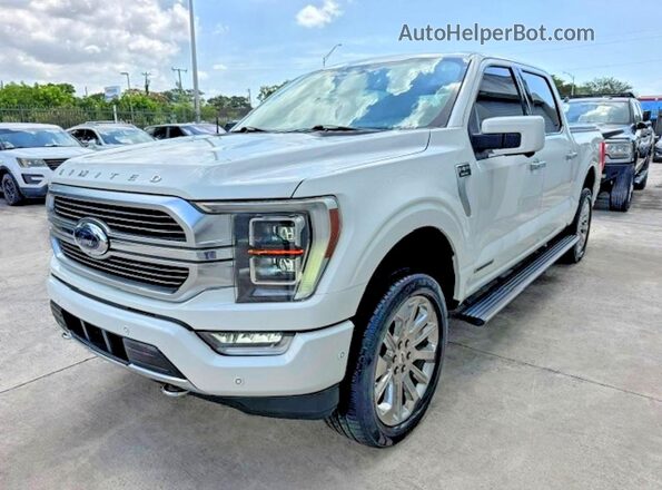 1FTFW1ED9MFB46636 2021 FORD F150 White უკანა მარცხენა