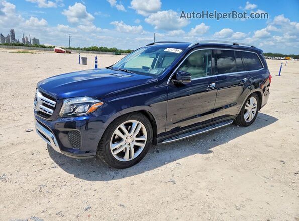 4JGDF6EEXHA829635 2017 MERCEDES-BENZ GLS Blue Հետևի ձախ