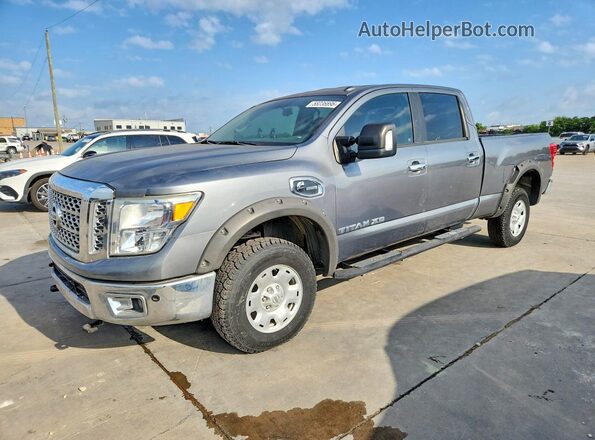 1N6BA1F14HN516885 2017 NISSAN TITAN Gray უკანა მარცხენა