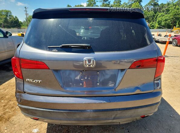 5FNYF5H14GB026768 2016 HONDA PILOT Серый Вид салона спереди