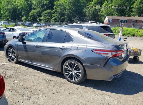 4T1B11HK4KU730874 2019 TOYOTA CAMRY Gray 