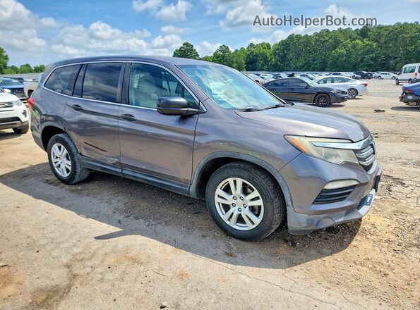 5FNYF5H19HB003052 2017 HONDA PILOT Gray 