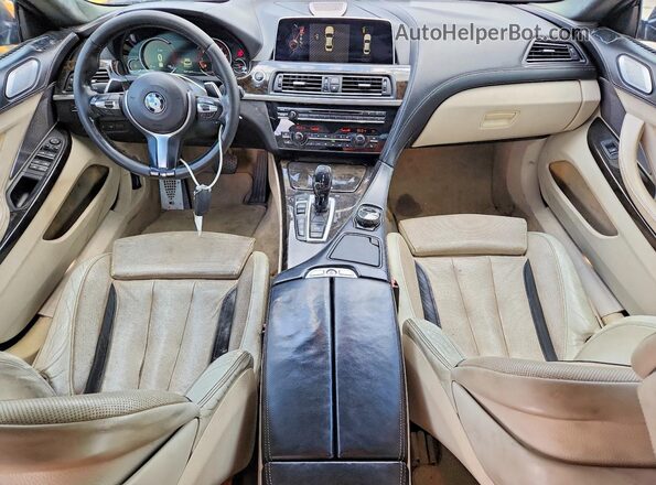 WBA6D6C5XGGF94767 2016 BMW OTHER Black Vista del cuadro de instrumentos