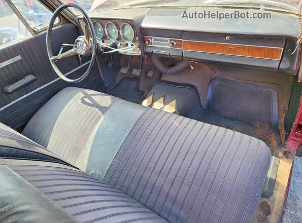 CI30455 1966 STUDEBAKER COMMANDER Бордовый Вид панели приборов