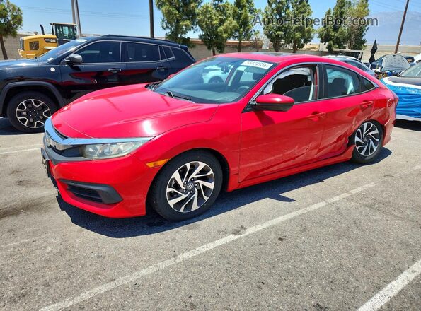 2HGFC2F76GH527632 2016 HONDA CIVIC Red Задня ліва чверть