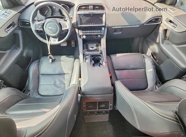 SADCM2FV5LA645519 2020 JAGUAR F-PACE White ხელსაწყოთა პანელის ხედი