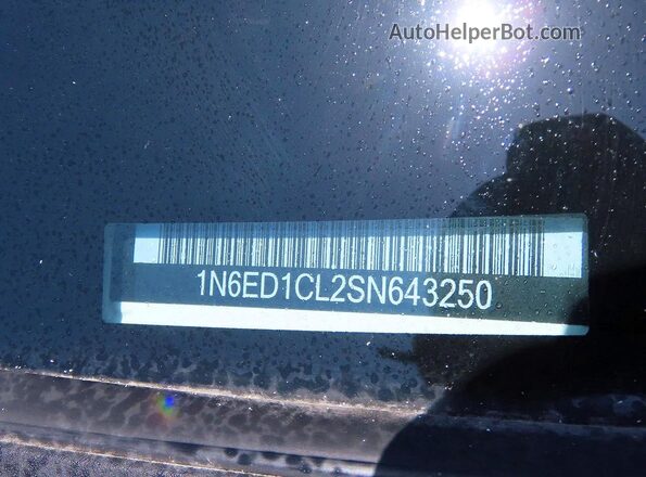 1N6ED1CL2SN643250 2025 NISSAN FRONTIER White Widok wnętrza z tyłu
