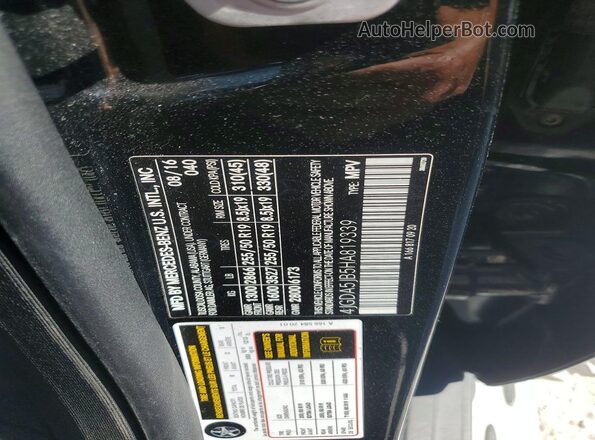 4JGDA5JB5HA819339 2017 MERCEDES-BENZ GLE-CLASS Black Widok wnętrza 360 stopni