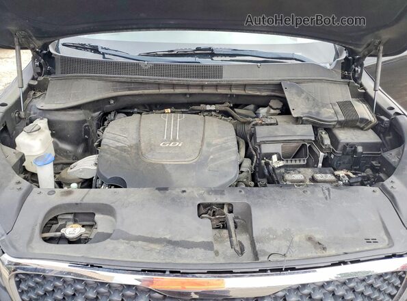 5XYPG4A57GG036624 2016 KIA SORENTO Black Вид підкапотного простору