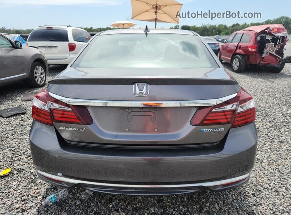JHMCR6F33HC006651 2017 HONDA ACCORD Серый Вид салона спереди