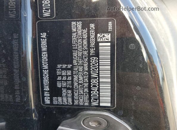 WZ1DB4C08LW020269 2020 TOYOTA GR Black 