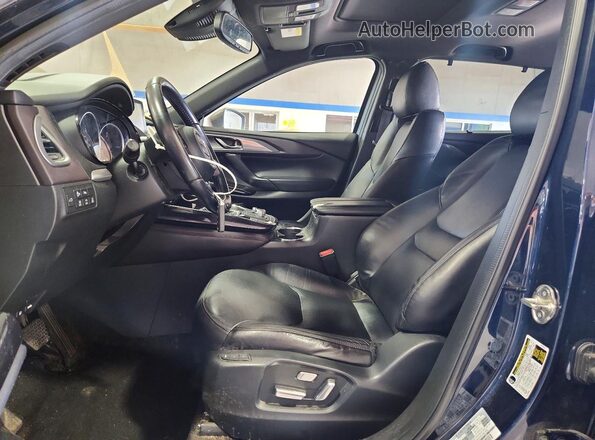 JM3TCBDY4G0108056 2016 MAZDA CX-9 Blue Вид панелі приладів