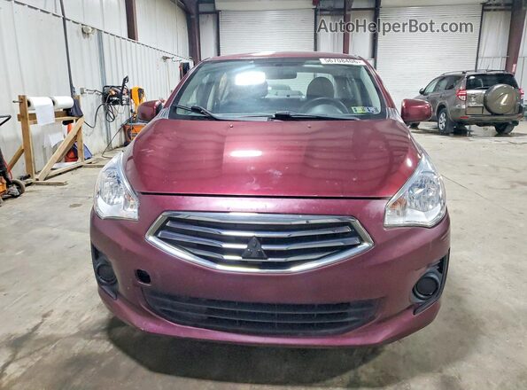 ML32F3FJXJHF11264 2018 MITSUBISHI MIRAGE Red Rear view