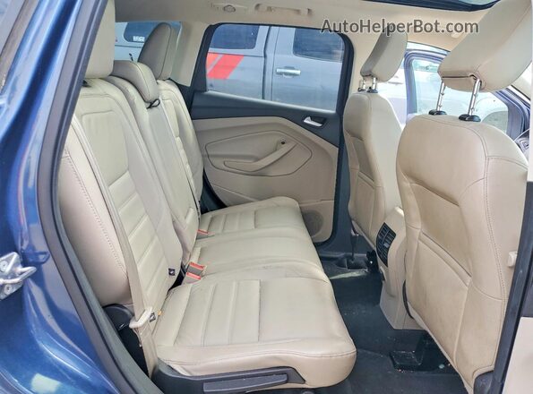 1FMCU9HD9JUA93796 2018 FORD ESCAPE Blue ძრავის განყოფილების ხედი