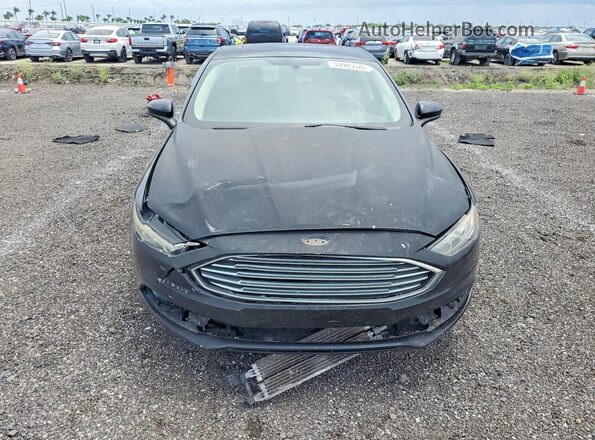 3FA6P0LU6JR137987 2018 FORD FUSION Black Widok z tyłu
