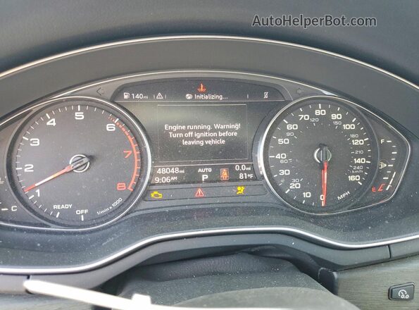 WAUGMAF44KA109820 2019 AUDI OTHER Gray 