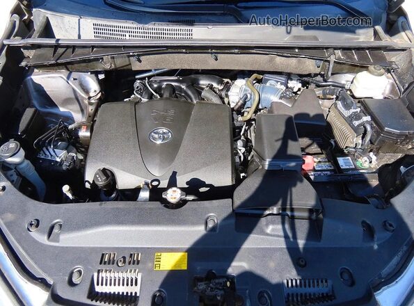 5TDJZRFH7JS847401 2018 TOYOTA HIGHLANDER Gray წინა სალონის ხედი